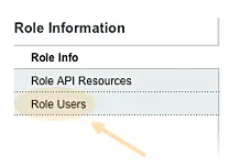 Выбор пользователей роли